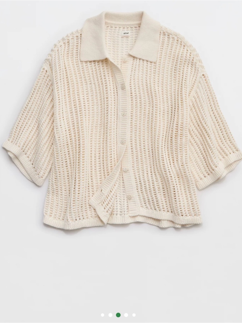 Aerie Short Sleeve Polo Sweater